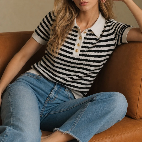 V‑Neck Wrap Tie‑Waist Drawstring Knit Casual Cardigan