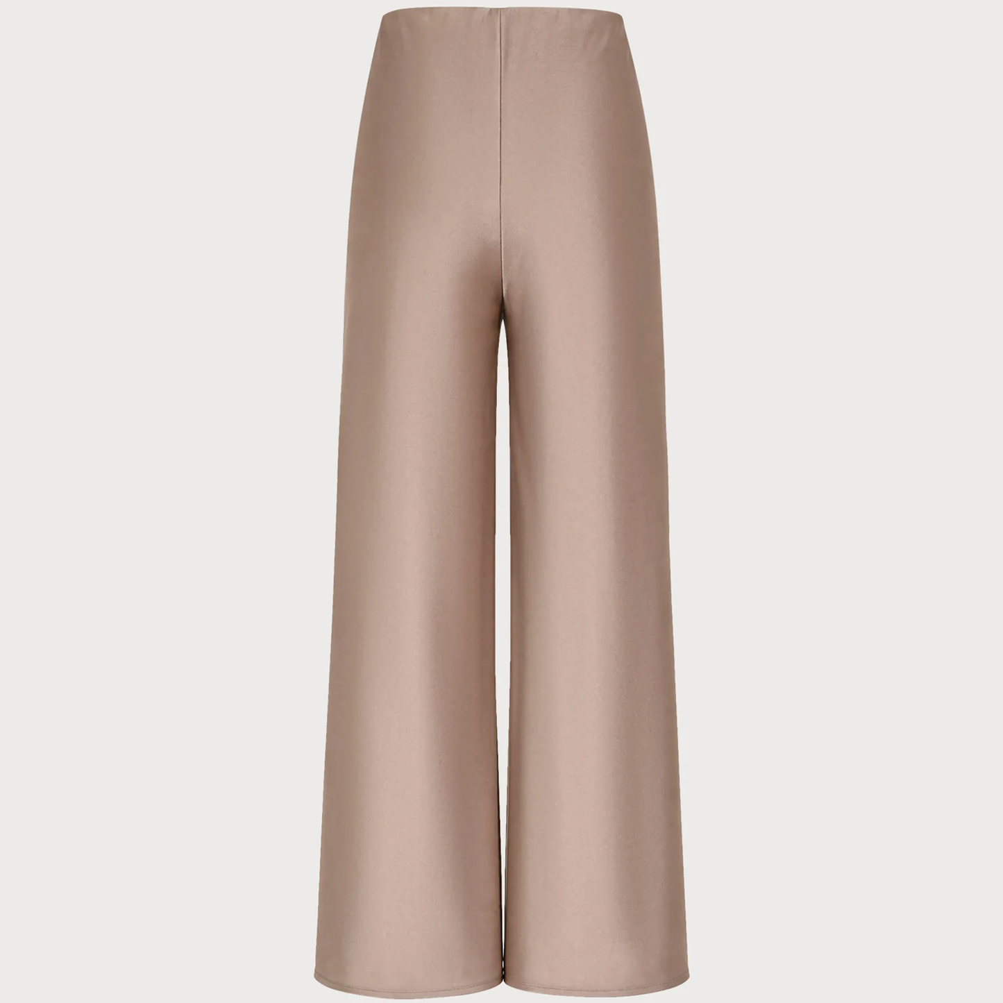 Elastic Waist Full‑Length Straight‑Leg Casual Trousers Pants